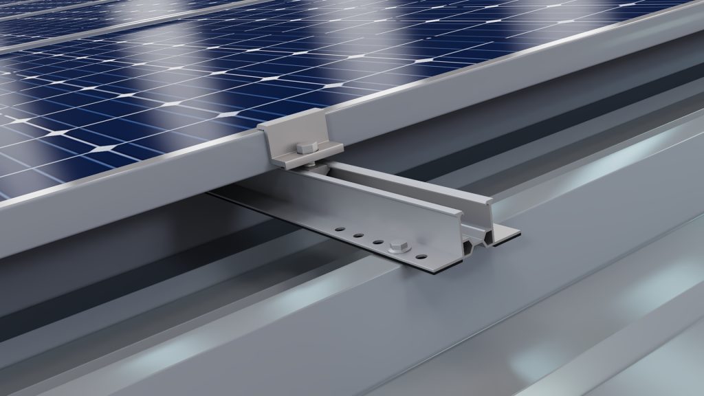 Mini Rail System Mini Rail for Corrugted Trapezoidal Tin Sheet Roofs
